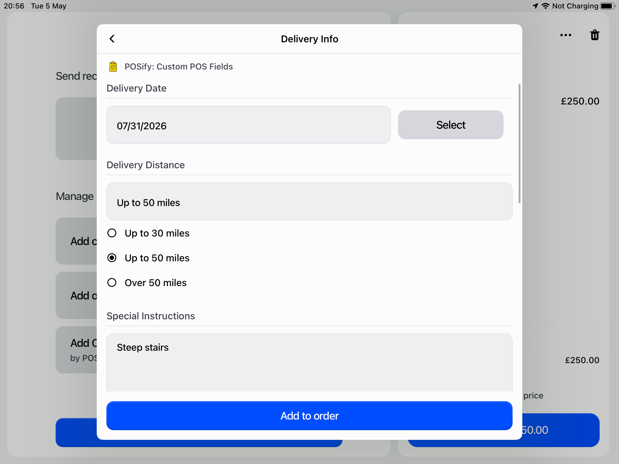 Fill form